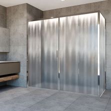 Vincea Душевое ограждение Garda 90х190 см, текстурное, хром VSR-1G9019CH