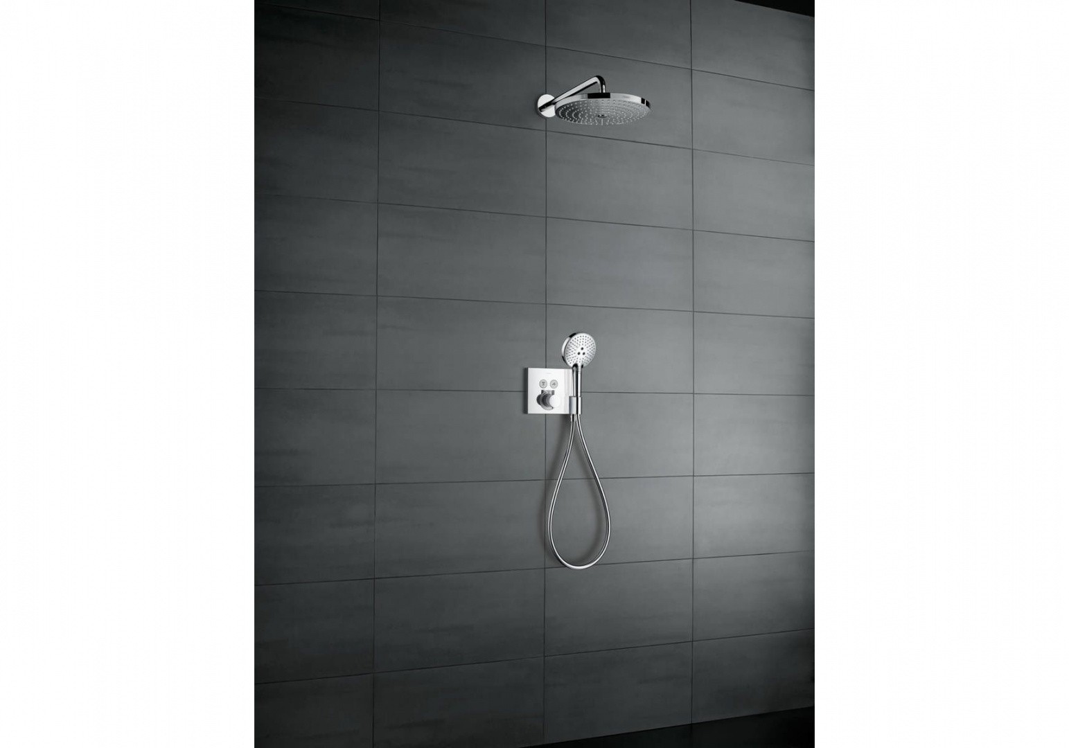 Приобрести смеситель для душа с термостатом hansgrohe shower select, скрытый монтаж 15765000