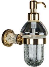 Boheme Дозатор жидкого мыла Murano, золото\кристаллы 10912-CRST-G