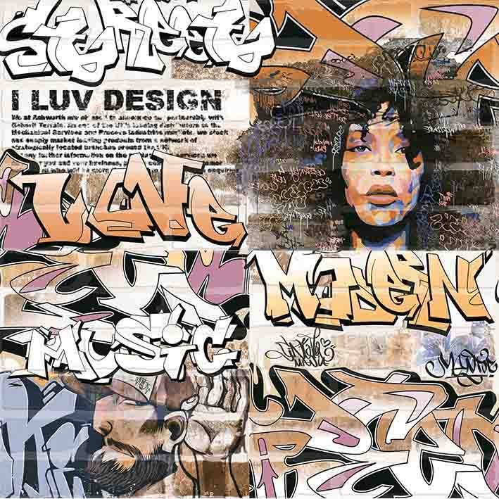 Приобрести декор напольный lb-ceramics брикстори панно 2 (компл. из 2-х пл.)