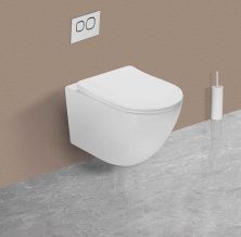 Vincea Унитаз подвесной Tornado Globo, ультратонкое сиденье, микролифт, белый VT1-14ST