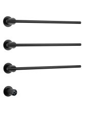 Полотенцесушитель электрический встраиваемый WONZON & WOGHAND DORTMUND, Черный матовый (WW-A363-MB)