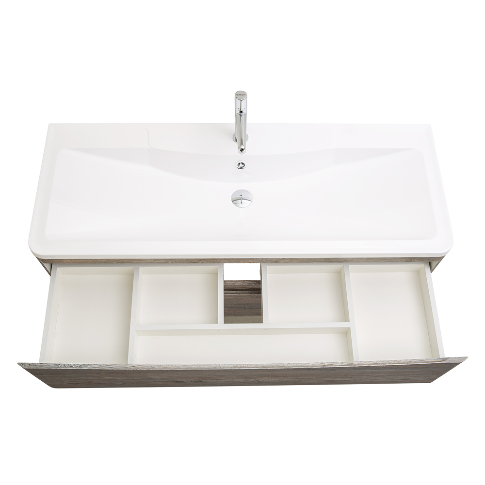 Приобрести belbagno тумба с раковиной acqua 120 см, подвесная pino scania, белая раковина