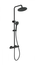 Душевая система с термостатом WONZON & WOGHAND STAY 1, Черный матовый (WW-B3051-A-MB)