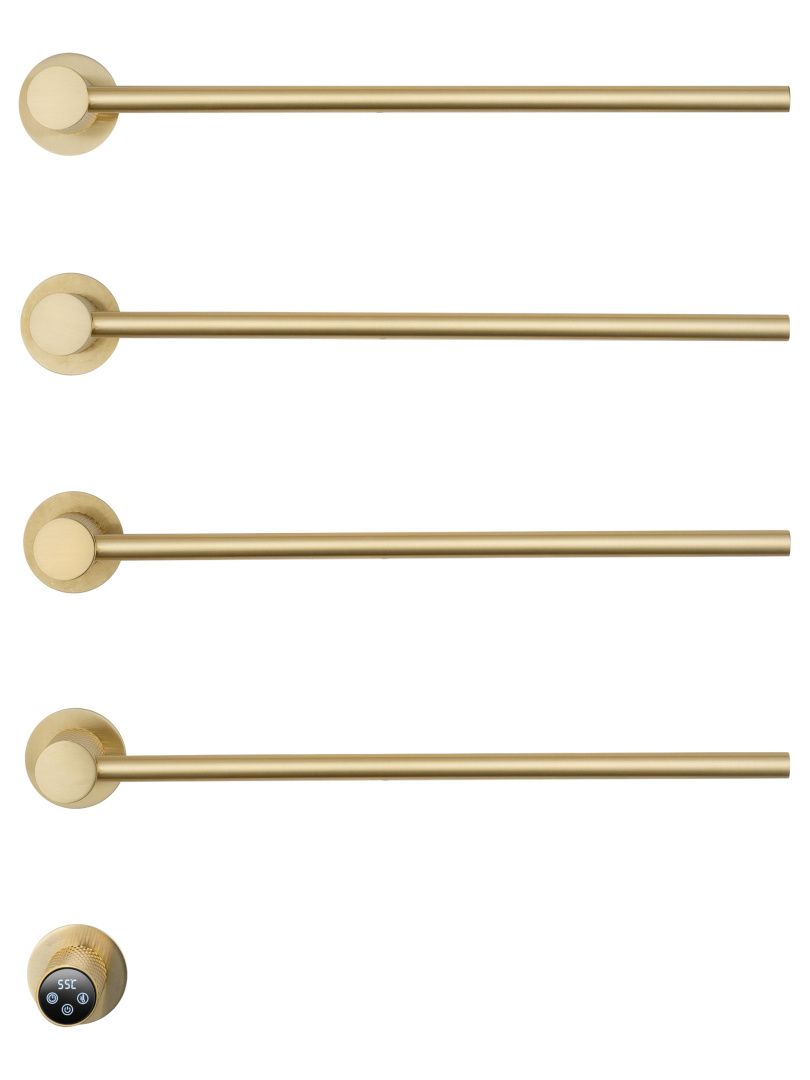 Приобрести полотенцесушитель электрический встраиваемый wonzon & woghand münchen, брашированное золото (ww-a354-bg)