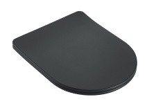 Sintesi Сиденье для унитаза, микролифт ,черная матовая, дюропласт SIN-TS-EVI-151BM