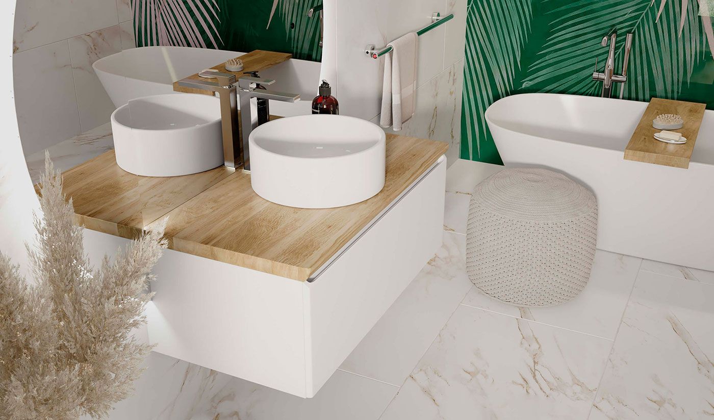 Приобрести jorno тумба подвесная solis 100 см со столешницей, белая