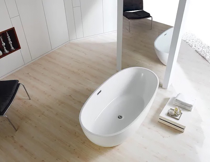 Приобрести акриловая ванна azario leeds 168х84 см, отдельностоящая lee17085