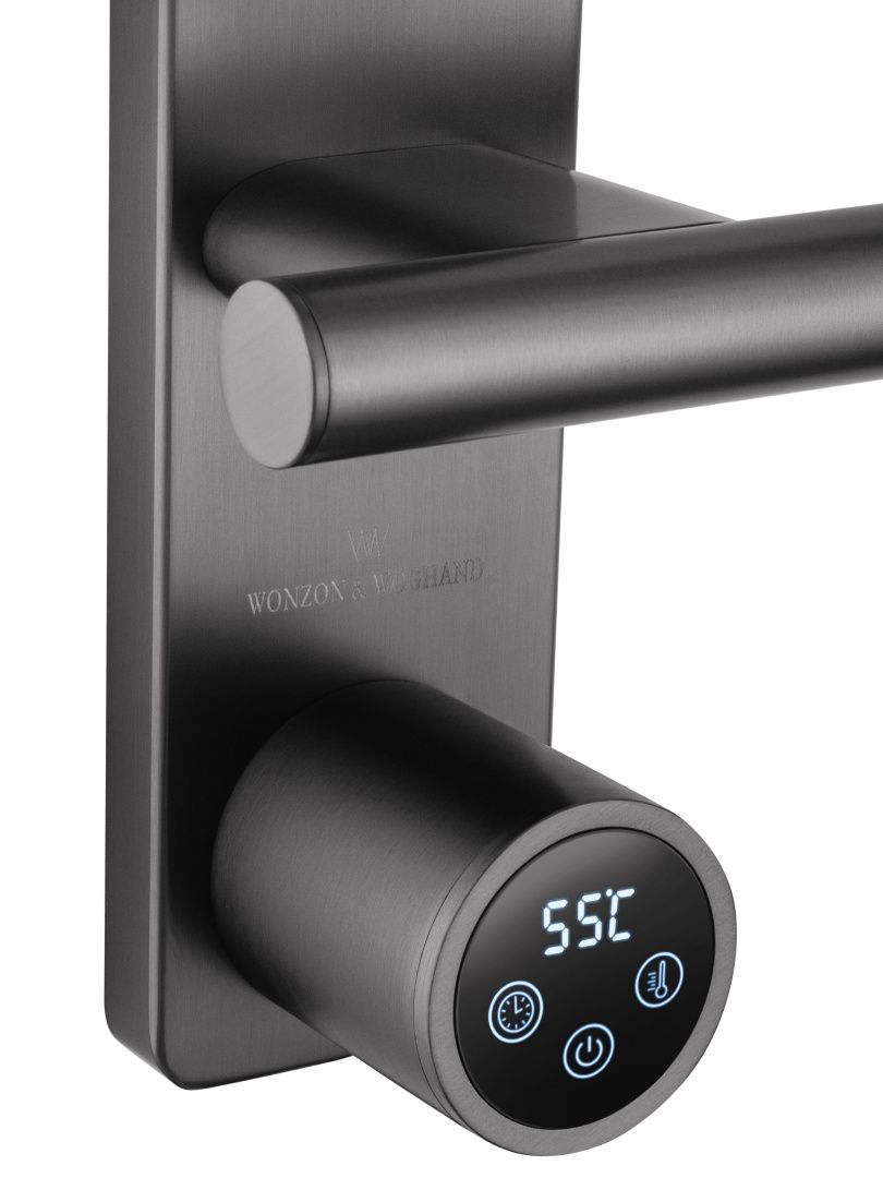 Приобрести полотенцесушитель электрический wonzon & woghand nürnberg, темный графит (ww-al344-gm)