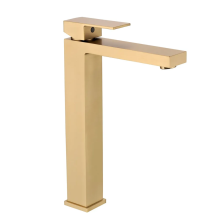 Grocenberg Смеситель для раковины, высокий, матовое золото GB3008MG