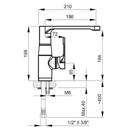 Приобрести смеситель для кухни azario viano, хром az15834431