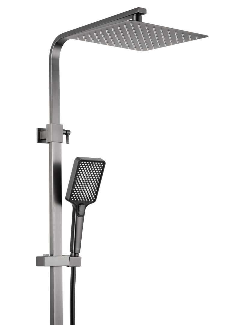 Приобрести душевая система wonzon & woghand edge, темный графит (ww-88739003-bgm)