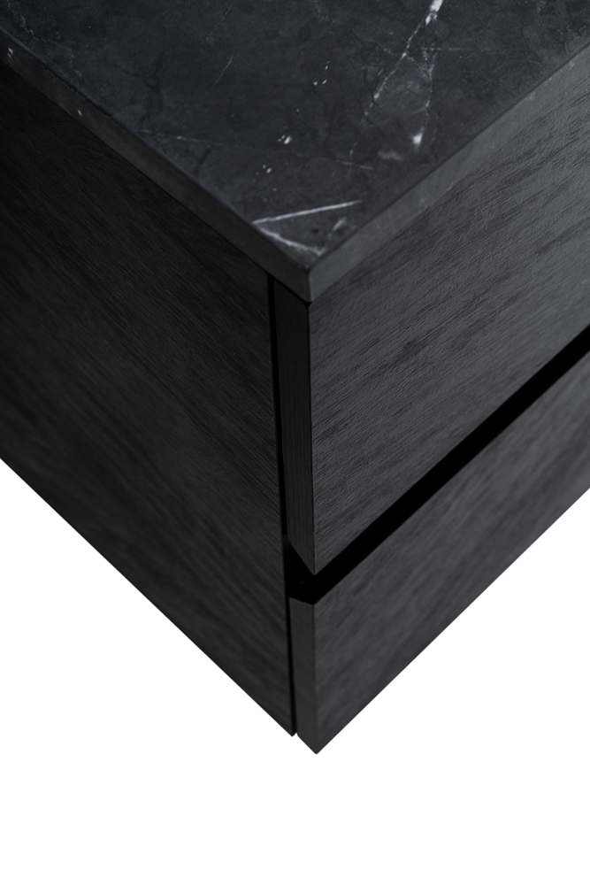 Приобрести cezares тумба со столешницей molveno 46 100 см nero, черная molveno 46-100-2c-so-nr