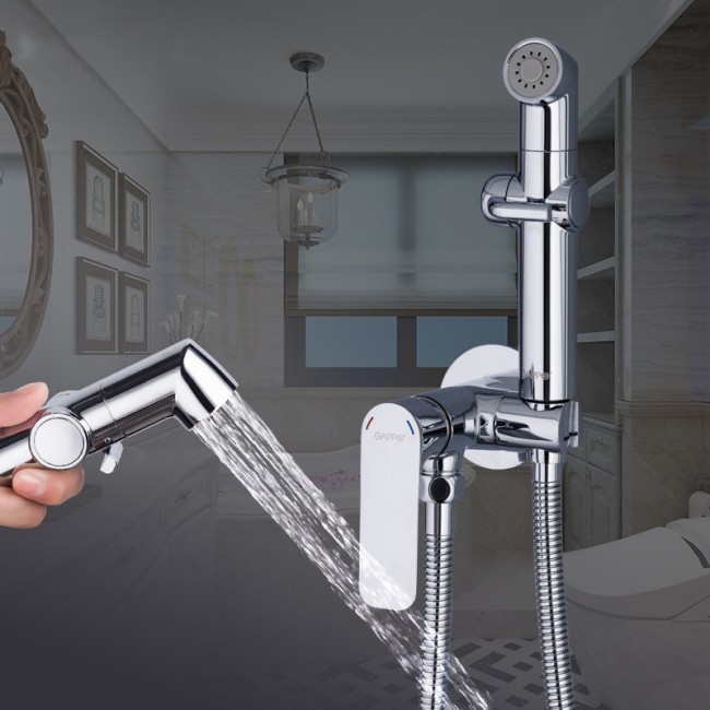 Приобрести gappo смеситель с гигиеническим душем g7248-1, хром 92935