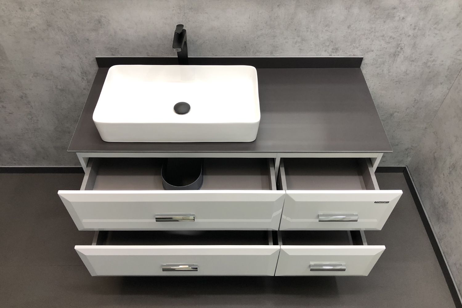 Приобрести сomforty тумба со столешницей и раковиной империя-120 белая