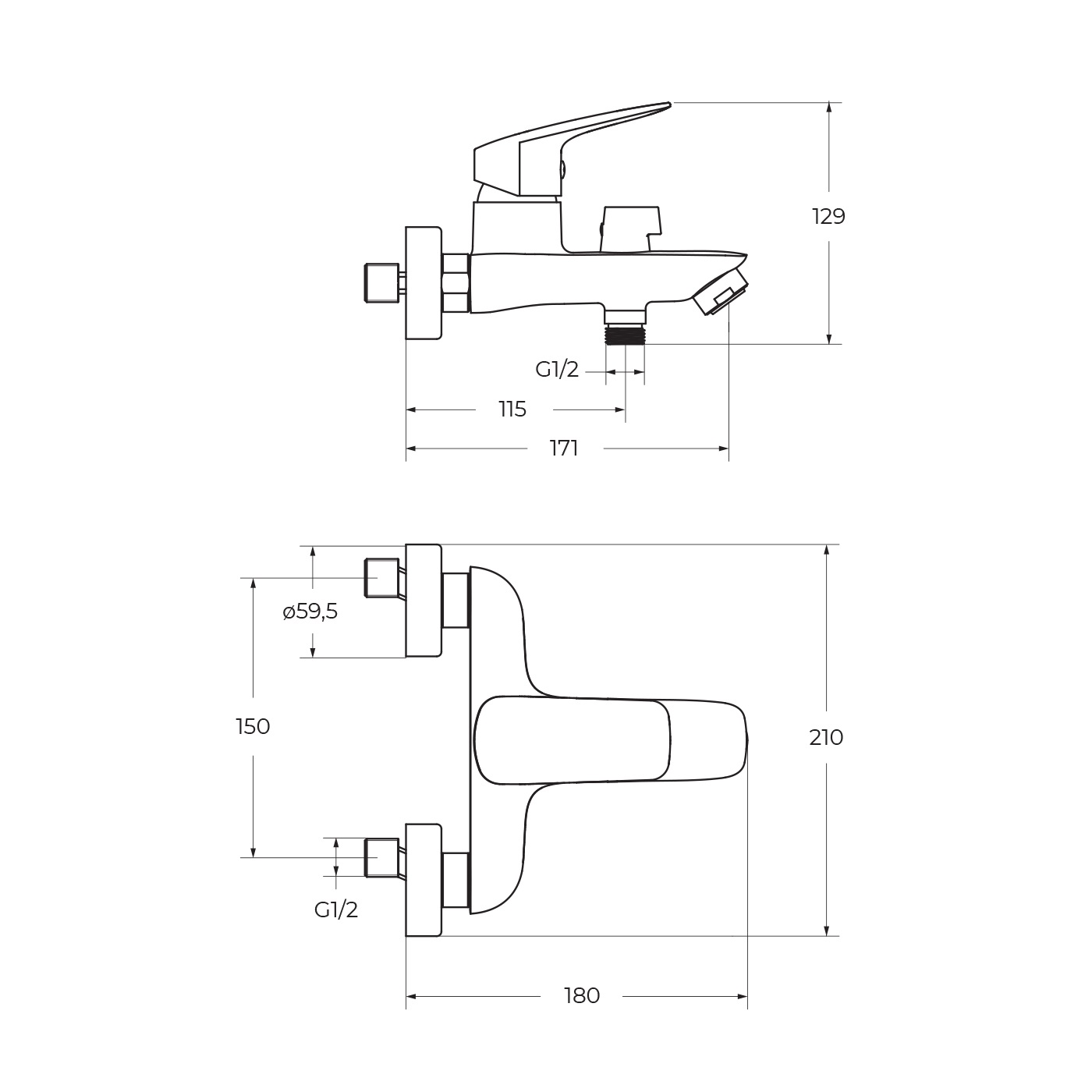 Приобрести belbagno смеситель для ванны due, хром due-vasm-crm