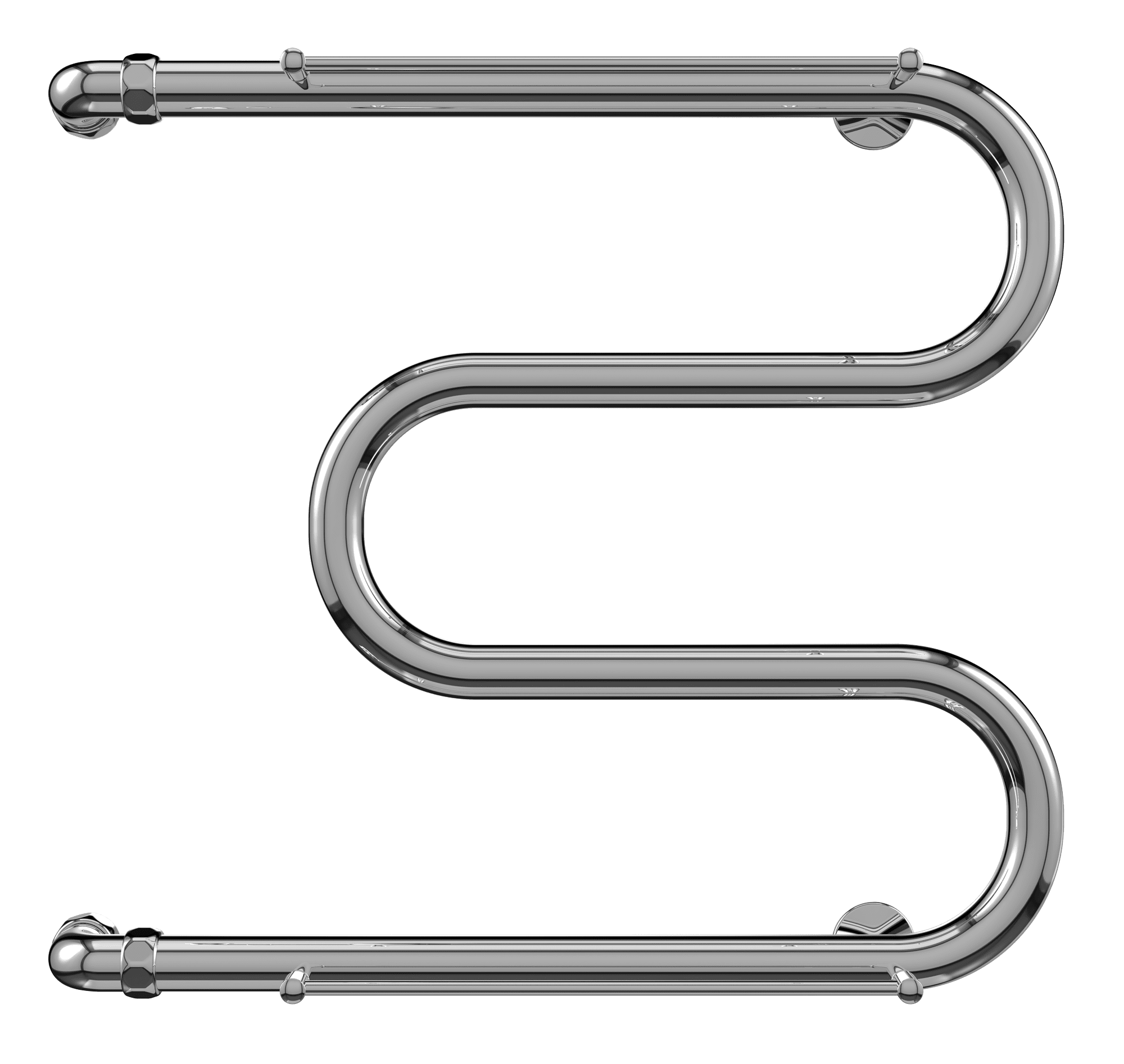 Приобрести полотенцесушитель 500х700 мм водяной terminus м-образный, хром 4620768880353
