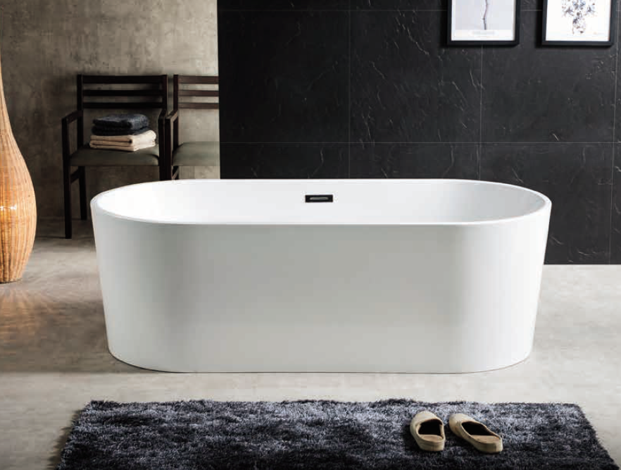 Приобрести акриловая ванна отдельностоящая azario bristol bri16080 160x80 см.