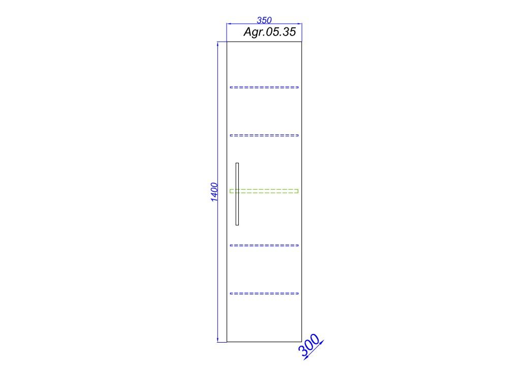 Приобрести пенал подвесной aqwella аллегро 35 см agr.05.35 l