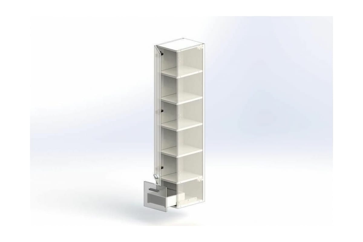 Приобрести aquanet пенал верона 30 см, белый (подвесной)