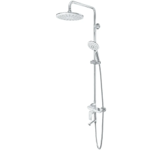 Grocenberg Душевая система, белая\хром GB7009WC