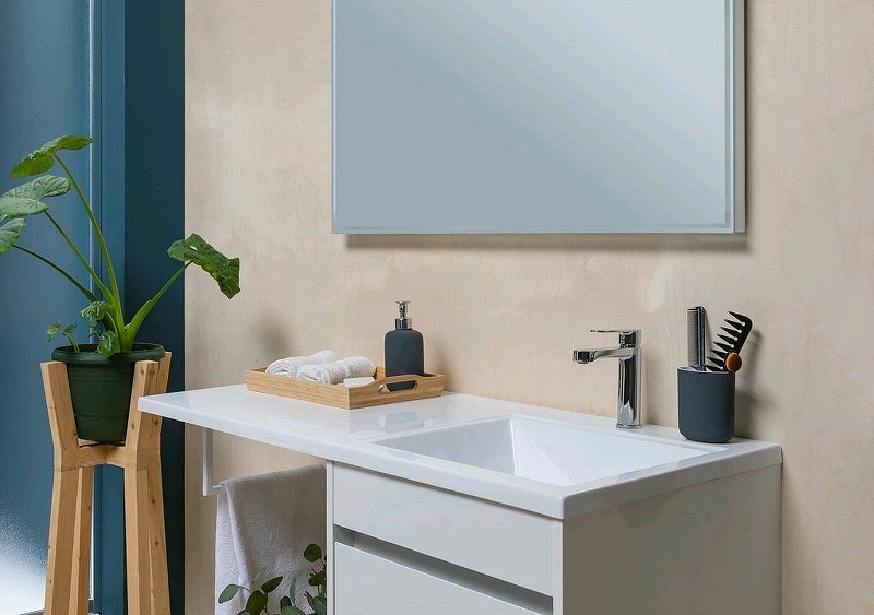 Приобрести aquanet тумба с раковиной токио 48 см, белая (напольная, 1 ящик, 2 дверцы)