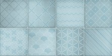 Плитка настенная Alma Ceramica Richard 249x500 рельефная, голубая TWU09RCD016