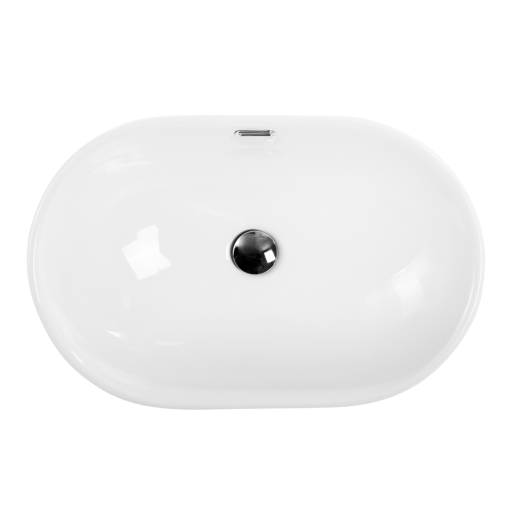Приобрести belbagno накладная раковина 40х60 см, белая bb1004