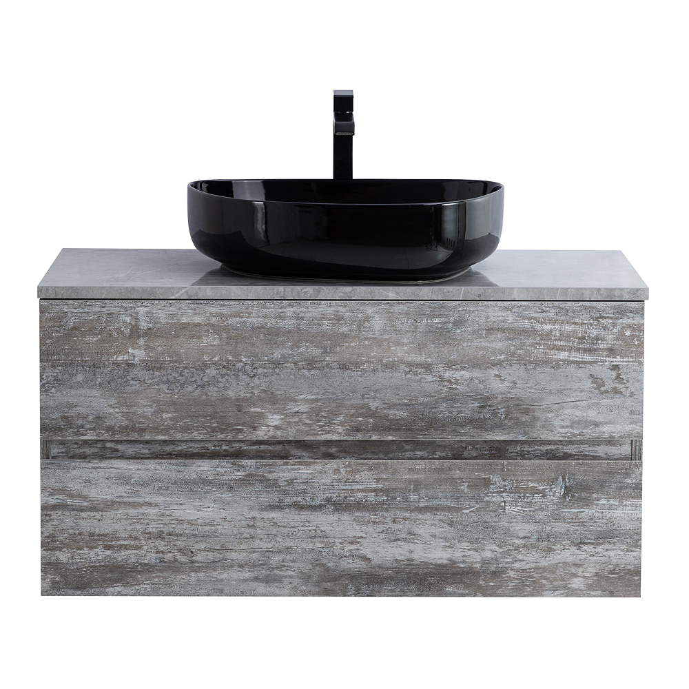 Приобрести cezares тумба со столешницей molveno 46 100 см legno grigio, серая molveno 46-100-2c-so-lg