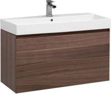 Aquanet Тумба с раковиной Нью-Йорк 100 см, орех 00213937