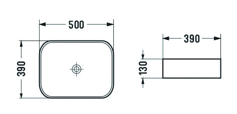 Приобрести azario раковина накладная 50х39 см, светло-серый матовый az-78109mh