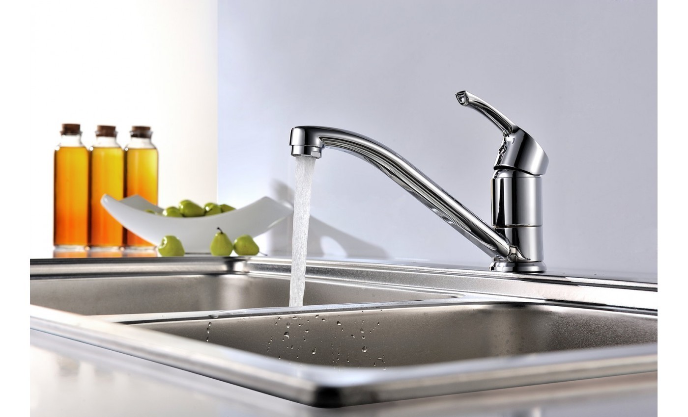 Приобрести lemark смеситель для кухни plus strike с поворотным изливом, хром lm1104c