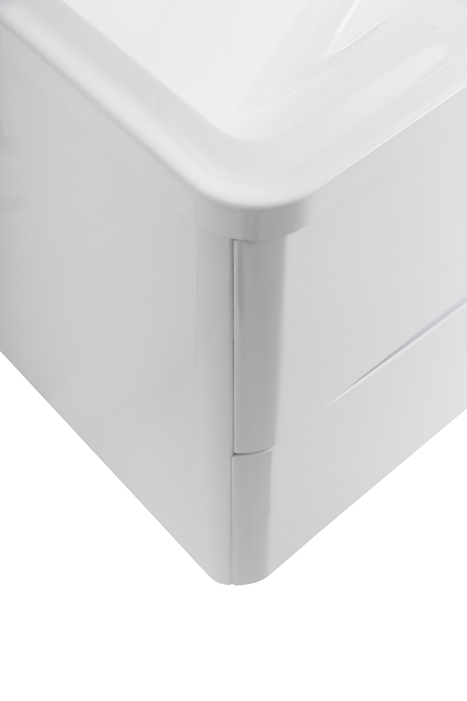 Приобрести belbagno тумба с раковиной acqua 120 см, подвесная bianco lucido, белая раковина