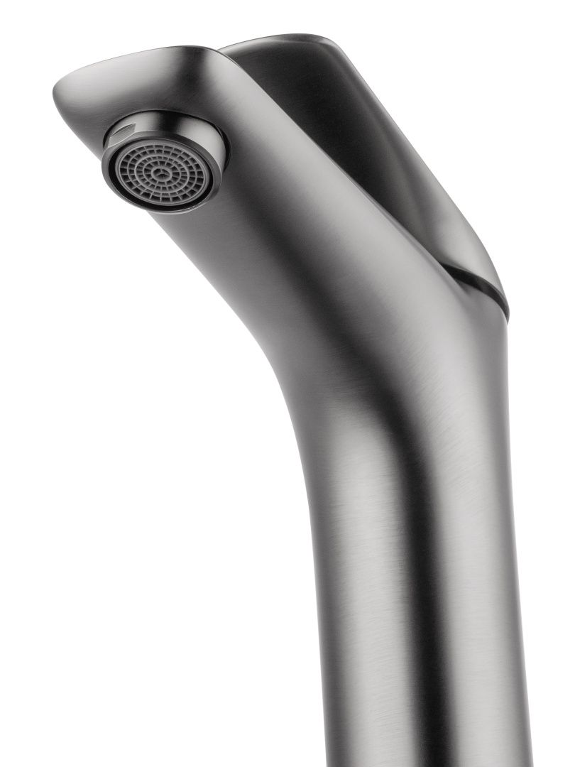 Приобрести смеситель для раковины wonzon & woghand elbe, темный графит (ww-a41222-bgg)