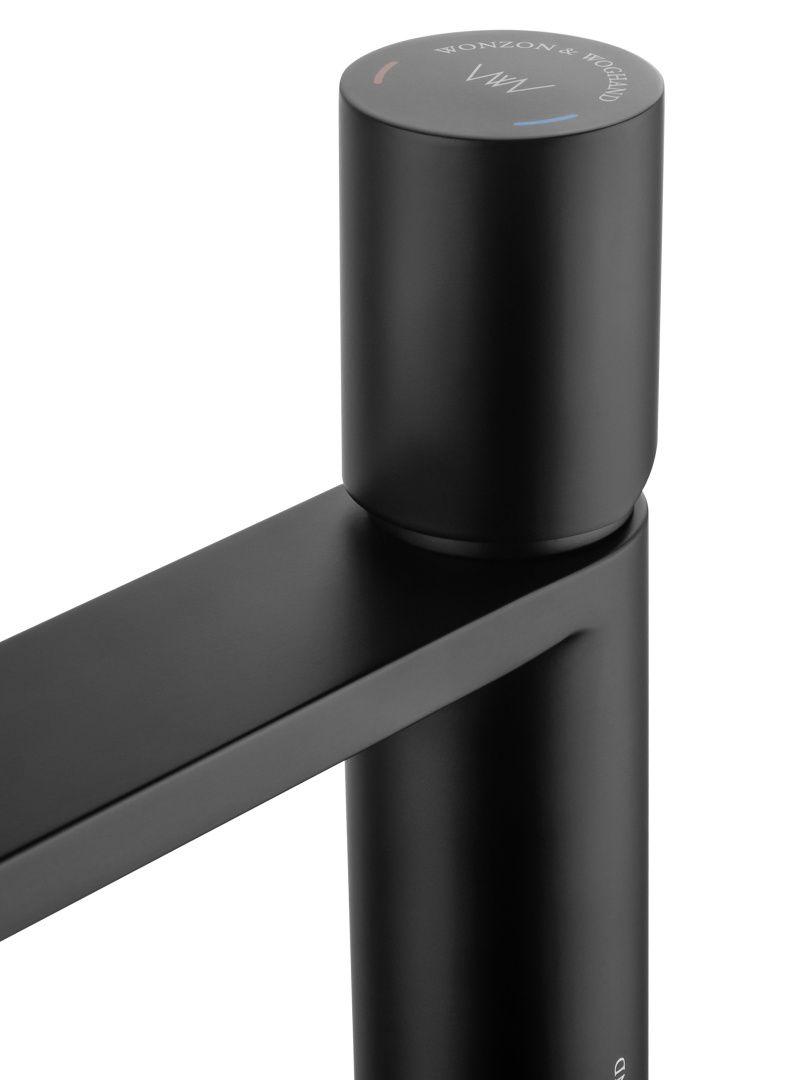 Приобрести смеситель для раковины wonzon & woghand, черный матовый (ww-101-mb)