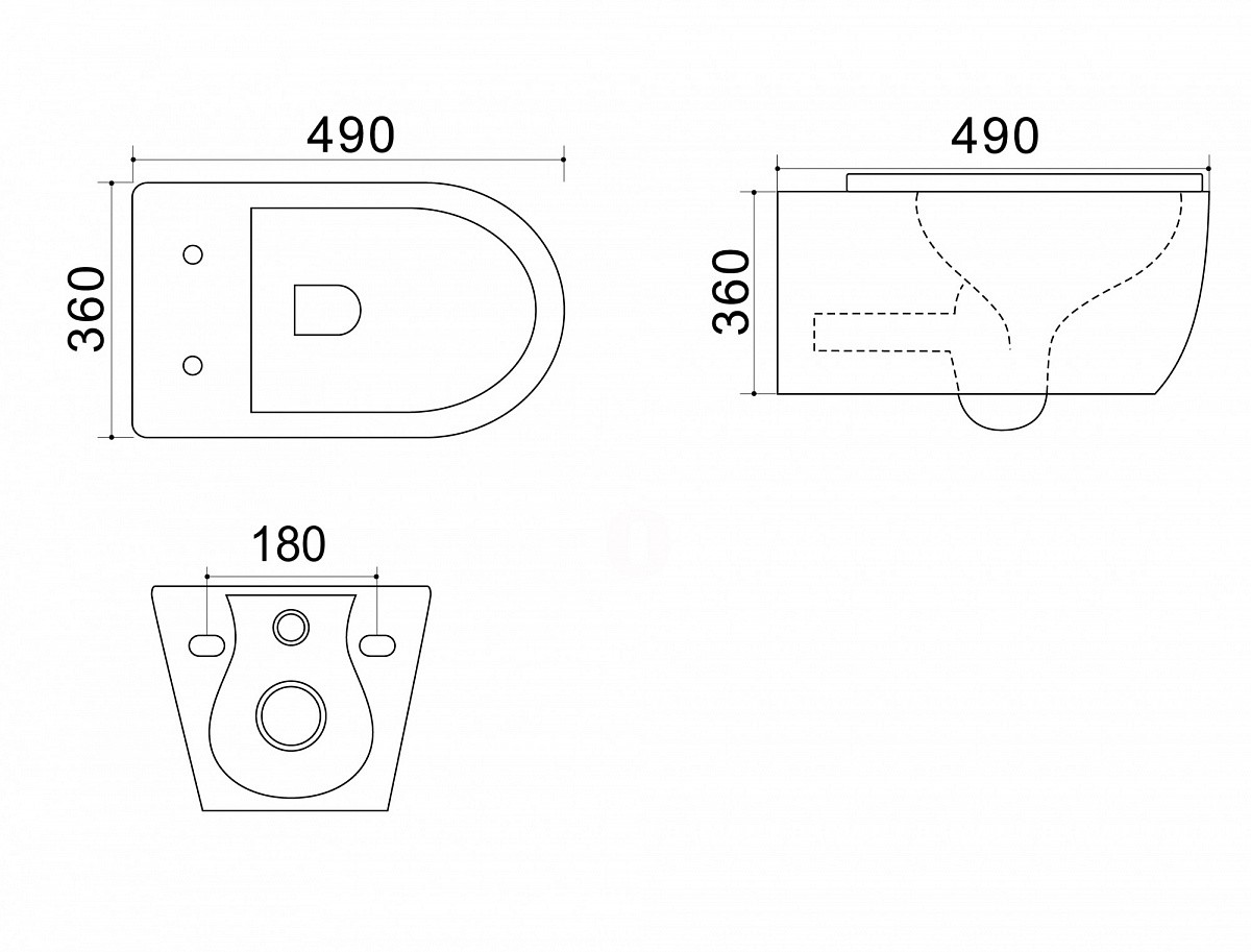 Приобрести azario унитаз подвесной geno, безободковый с тонкой крышкой микролифт az2196d
