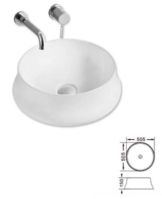 Приобрести раковина-чаша ceramalux 50 см 9426