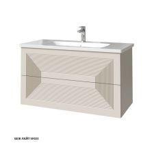 Caprigo Тумба с раковиной MODO Quarta 100 см, светло бежевая