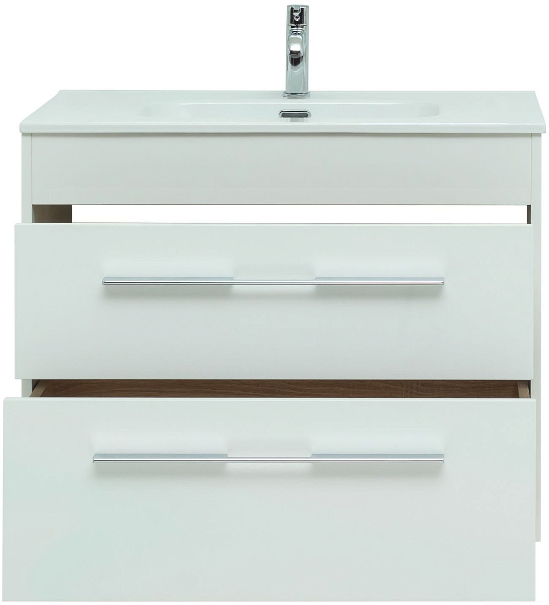 Приобрести aquanet тумба с раковиной августа 85 см, белая