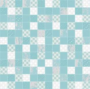 Приобрести декор настенный altacera rainfall mosaic aquamarine 30.5х30.5, dw7msc16