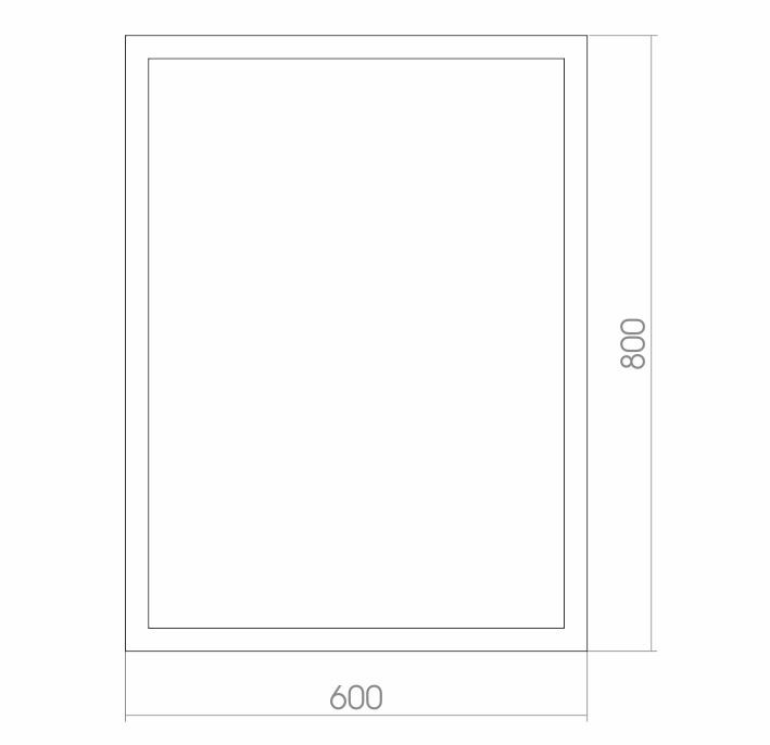 Приобрести azario зеркало серенити 60х80см c подсветкой, датчик на движение фр-00001404