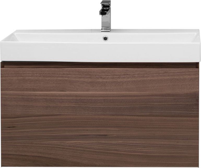 Приобрести aquanet тумба с раковиной нью-йорк 100 см, орех 00213937