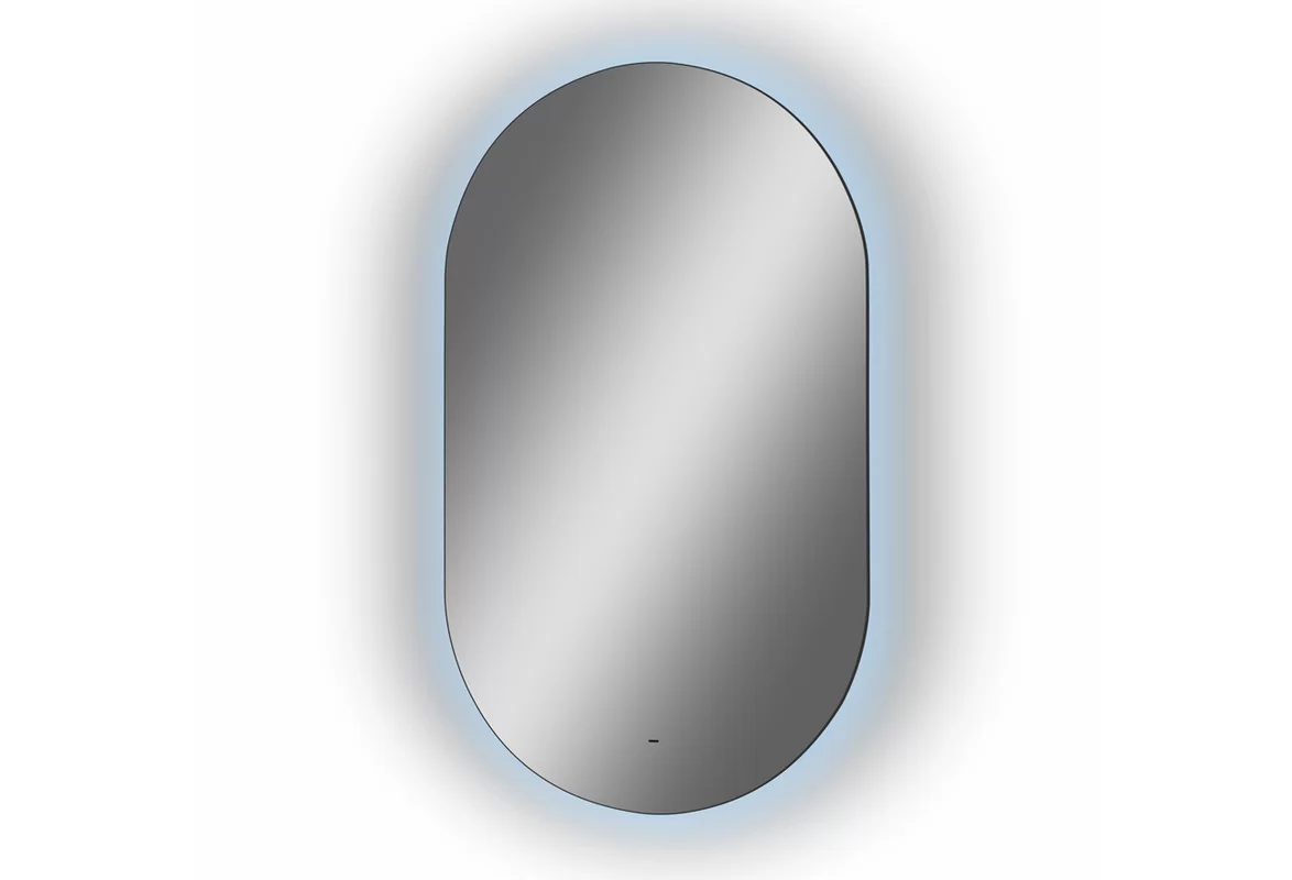 Приобрести continent зеркало с подсветкой fleur 70х120 см, белое