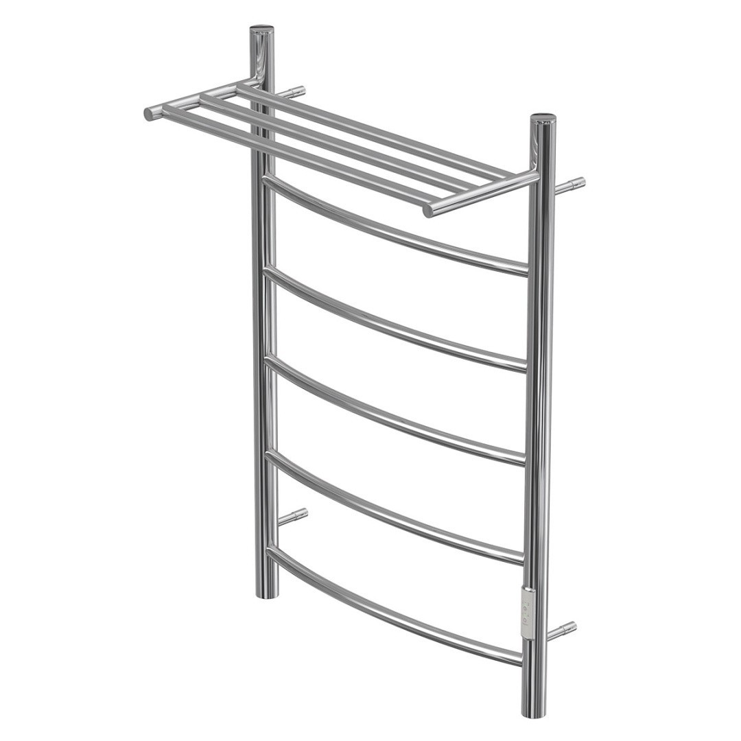 Приобрести полотенцесушитель электрический point 500х800 афина с полкой п5, хром pn04858p