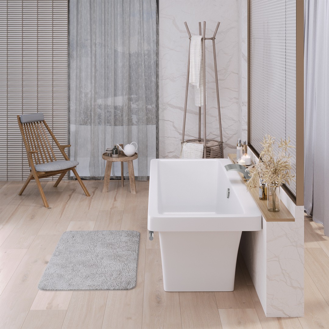 Приобрести aqua de marco отдельностоящая ванна crete 178x79см, белая\хром 1180wckri