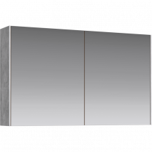 Зеркало-шкаф Aqwella Mobi 100см Светлый бетон MOB0410+MOB0717BS