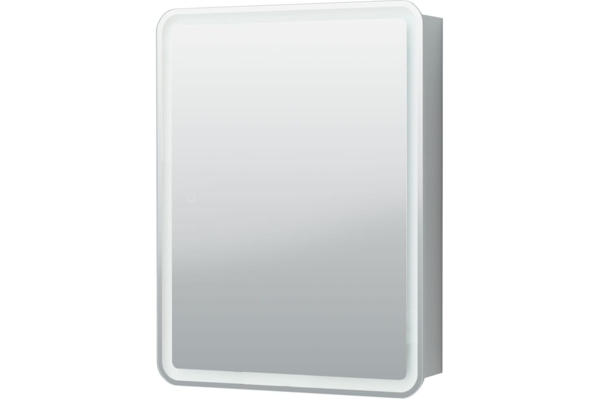 Приобрести aquanet зеркальный шкаф оптима 60 см, с led подсветкой