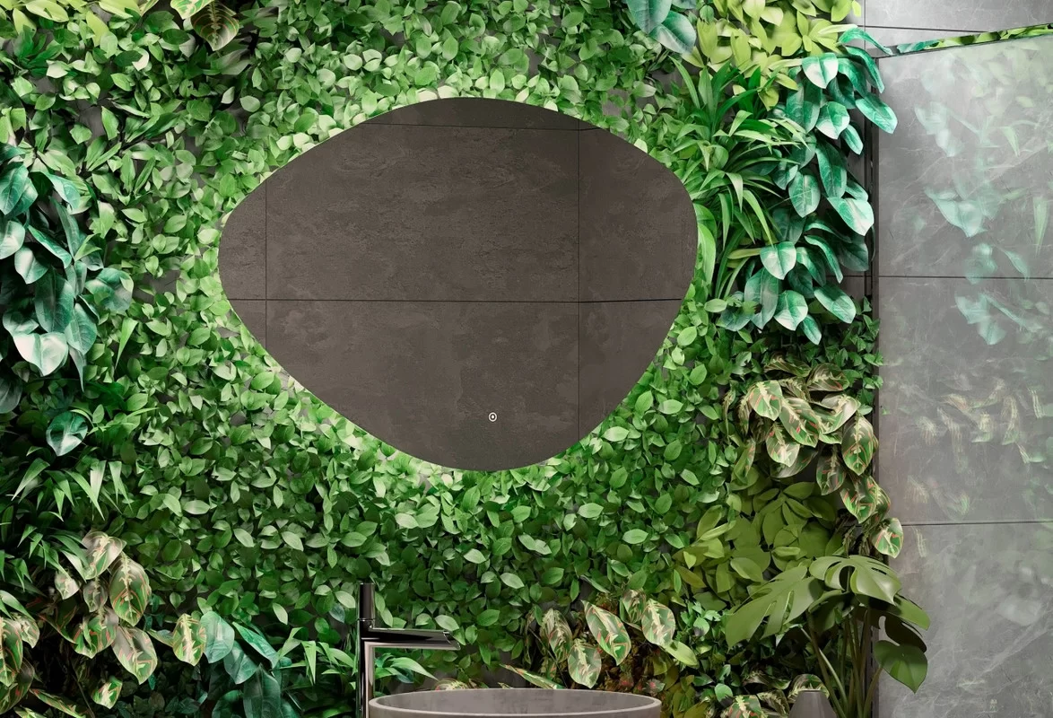 Приобрести continent зеркало с подсветкой alma 100х70 см, белое