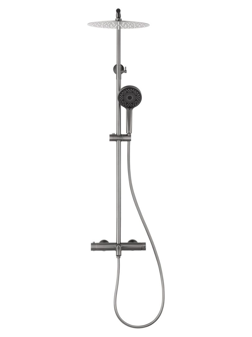 Приобрести душевая система wonzon & woghand stick, темный графит (ww-88739017-bgm)
