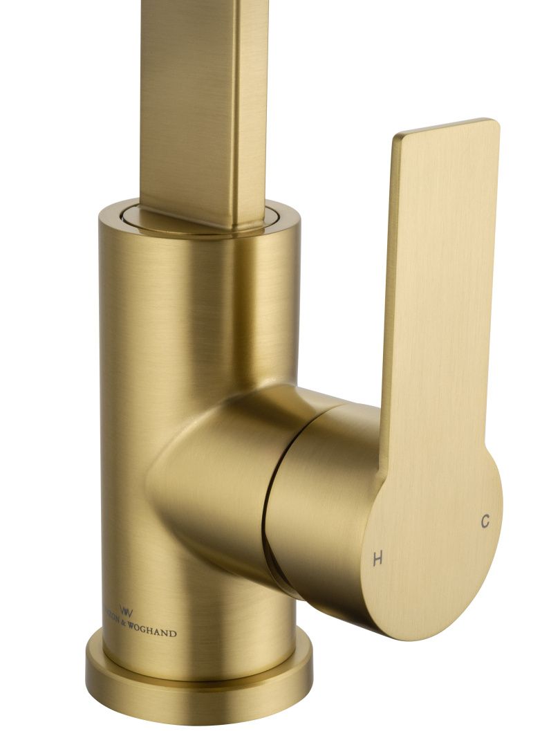 Приобрести смеситель для кухни wonzon & woghand, брашированное золото (ww-ae4550-bg)